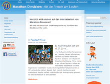 Tablet Screenshot of marathon-dinslaken.de